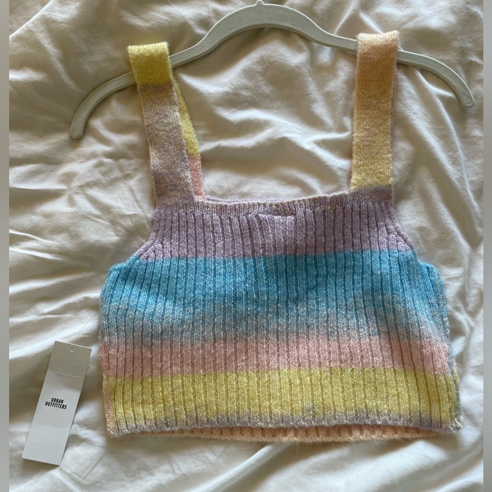 Urban Outfitters Pastel Knit Tank Top